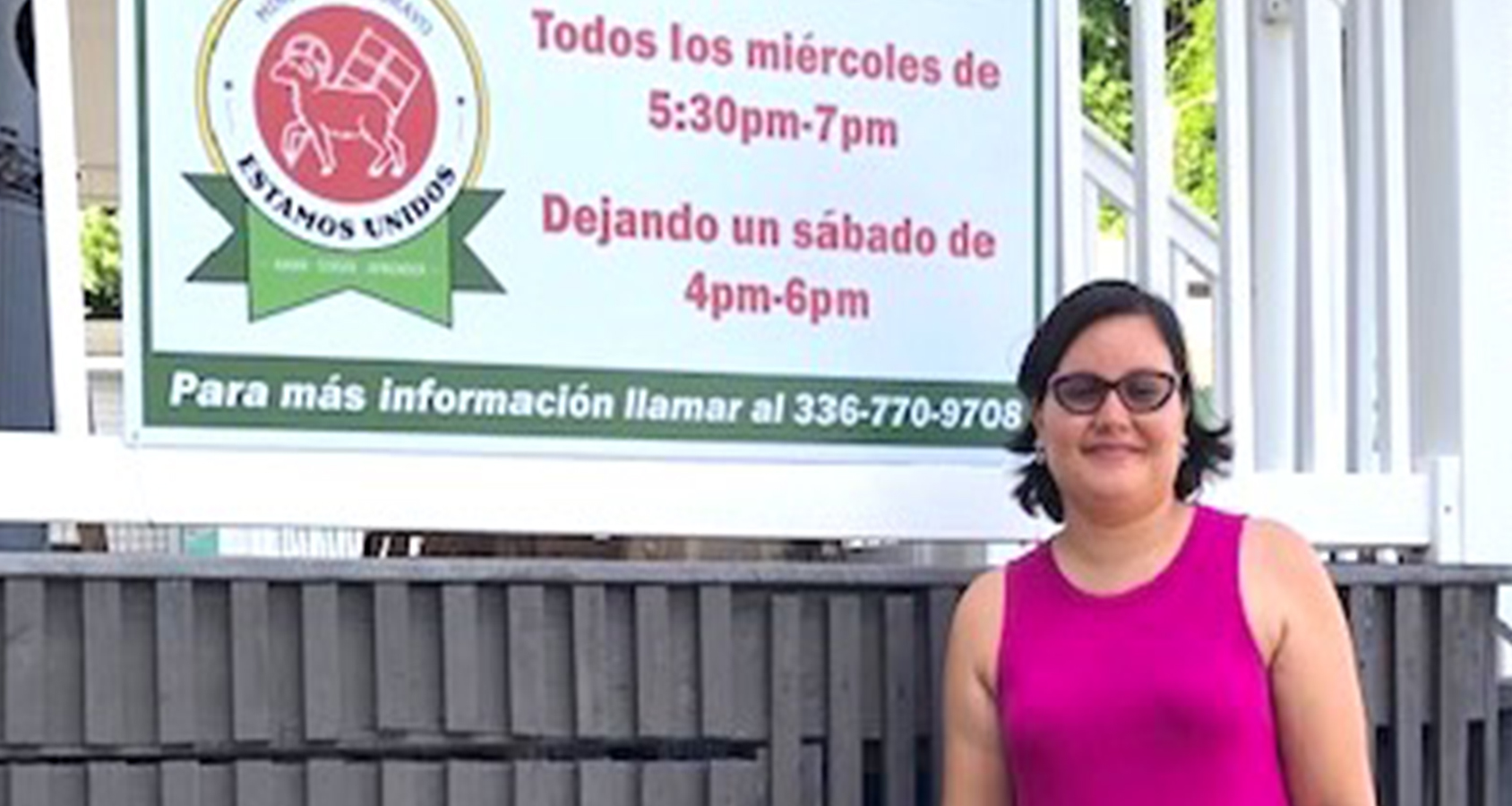 The Rev. Angelica Regalado-Cieza, leader of Spanish language Moravian ministry Estamos Unidos