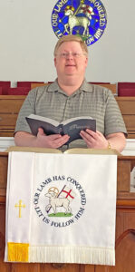 The Rev. Matthew Allen of Olivet Moravian Church in North Carolina