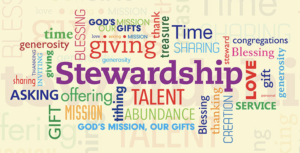 Stewardship Word Art