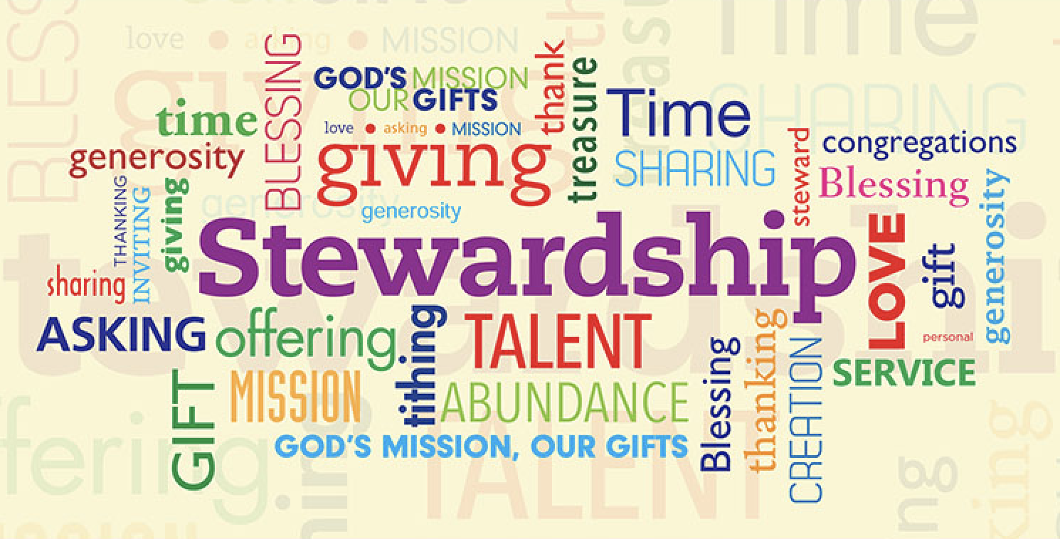 Stewardship Word Art